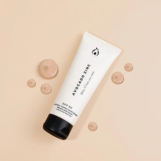 Avacado Zinc: SPF 50 Natural tinted moisturiser light medium shade